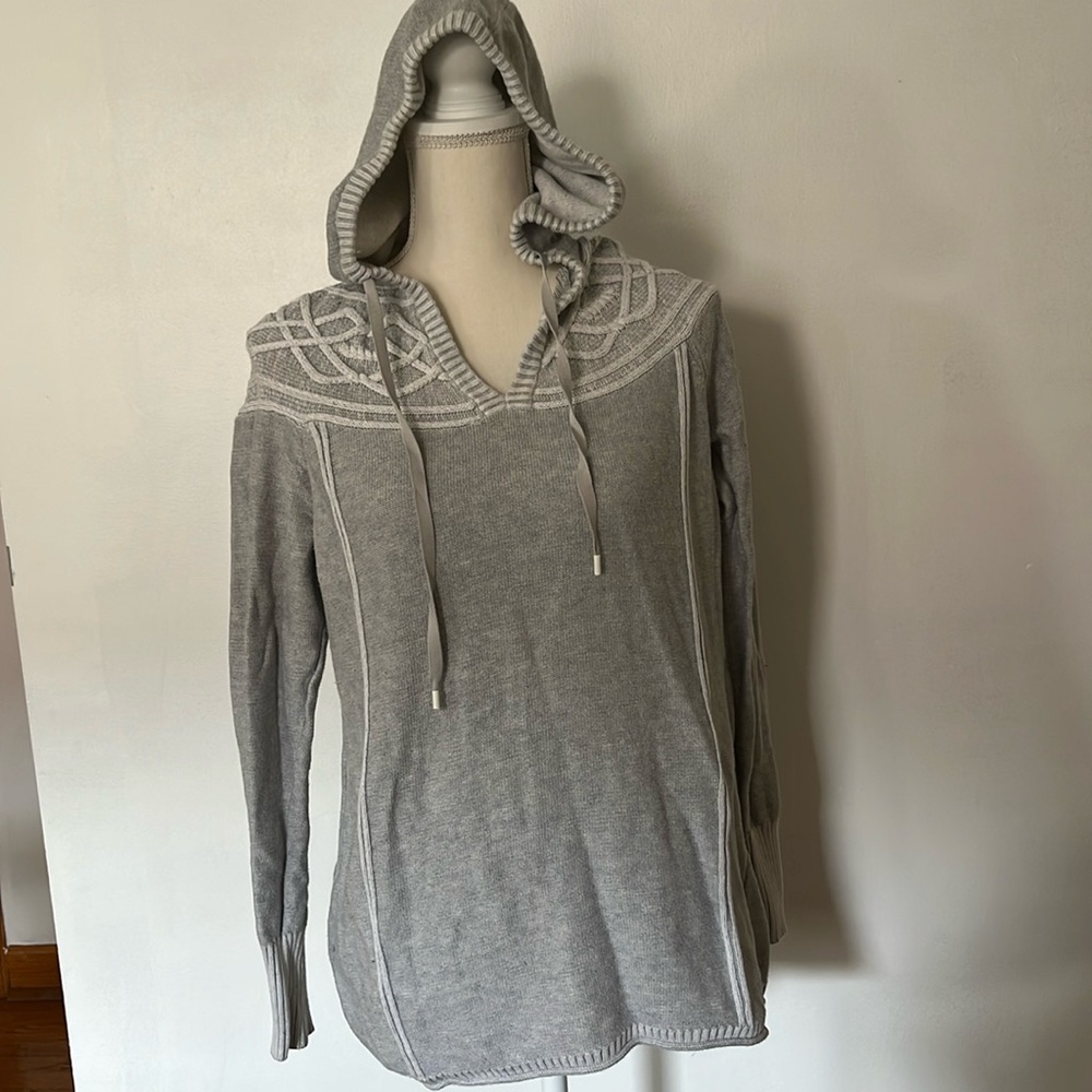 Eddie Bauer Grey Pullover with Hood